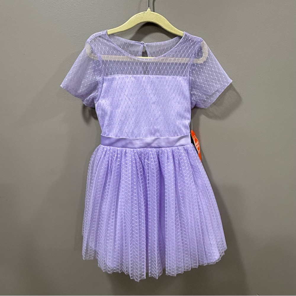 Lavender Short Sleeve Dress